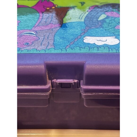 Barney Baby Bop Lunch Box with Thermos 1992 Thermos Brand School Days PreK Kids - Picture 6 of 8